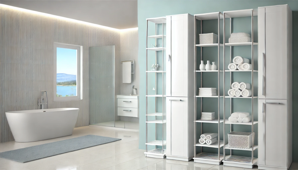 bathroom linen cabinet