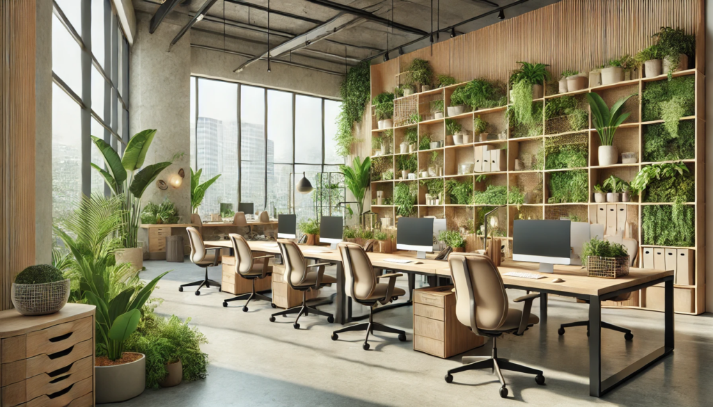 biophilic work area