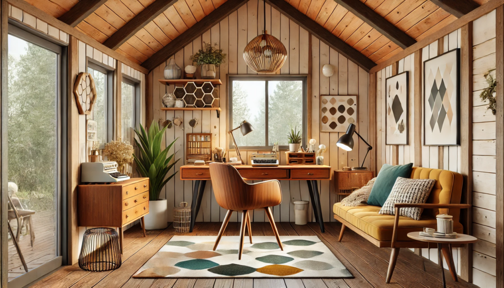 mid-century cabin