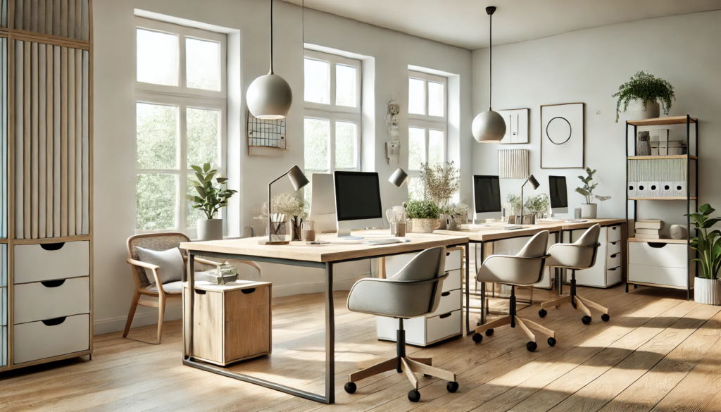 scandinavian work area