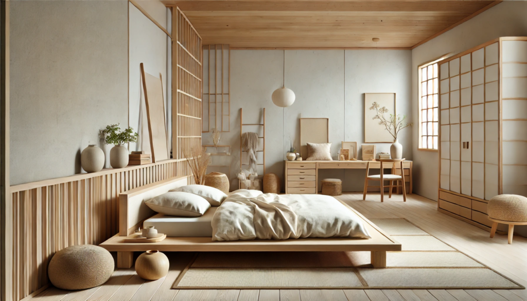 japandi style bedroom